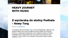 What Heavymusic.pl website looked like in 2017 (6 years ago)