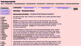 What Heiratsportal.de website looked like in 2017 (6 years ago)