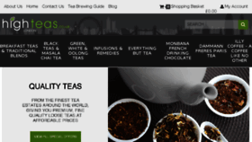 What Highteas.co.uk website looked like in 2017 (6 years ago)