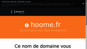 What Hoome.fr website looked like in 2017 (6 years ago)