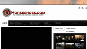 What Horseshoes.com website looked like in 2017 (6 years ago)