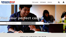 What Hotcourses-nigeria.com website looked like in 2017 (6 years ago)