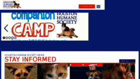 What Houstonhumane.org website looked like in 2017 (6 years ago)