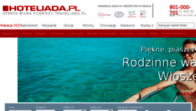What Hoteliada.pl website looked like in 2017 (6 years ago)