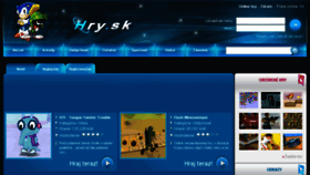 What Hry.sk website looked like in 2017 (6 years ago)