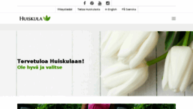 What Huiskula.fi website looked like in 2017 (6 years ago)