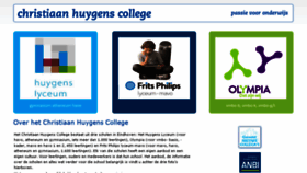 What Huygenscollege.nl website looked like in 2017 (6 years ago)
