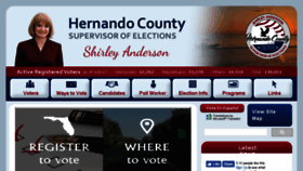 What Hernandovotes.com website looked like in 2017 (6 years ago)