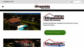 What Hispaniolarealestate.com website looked like in 2017 (6 years ago)