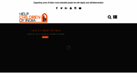 What Helpchildrenofindia.org website looked like in 2017 (6 years ago)