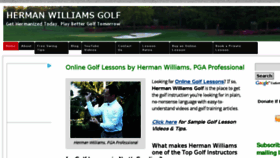 What Hermanwilliamsgolf.com website looked like in 2017 (6 years ago)