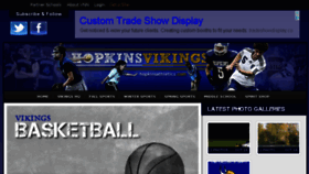 What Hopkinsathletics.com website looked like in 2017 (6 years ago)