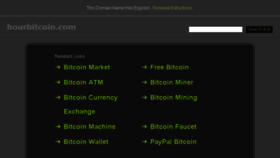 What Hourbitcoin.com website looked like in 2017 (6 years ago)