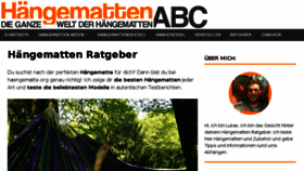 What Haengematte.org website looked like in 2017 (6 years ago)