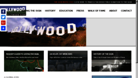 What Hollywoodsign.com website looked like in 2017 (6 years ago)