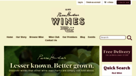 What Hourlierwines.co.uk website looked like in 2017 (6 years ago)