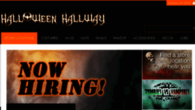 What Halloweenhallway.com website looked like in 2017 (6 years ago)