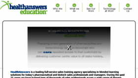 What Healthanswers.com website looked like in 2017 (6 years ago)
