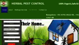 What Herbalpestcontrol.in website looked like in 2017 (6 years ago)