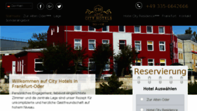 What Hotels-frankfurt-oder.de website looked like in 2017 (6 years ago)