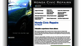 What Hondacivicrepairs.com website looked like in 2017 (6 years ago)