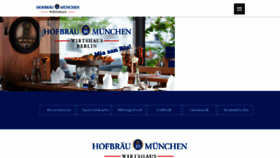 What Hofbraeuhaus-berlin.de website looked like in 2017 (6 years ago)