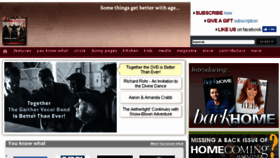 What Homecomingmagazine.com website looked like in 2017 (6 years ago)