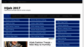 What Hijabfashionstyles.com website looked like in 2017 (6 years ago)