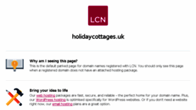 What Holidaycottages.uk website looked like in 2017 (6 years ago)