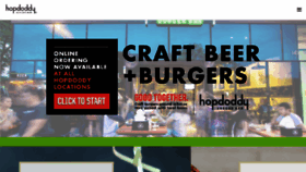 What Hopdoddy.com website looked like in 2017 (6 years ago)
