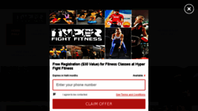 What Hyperfightfitness.com website looked like in 2017 (6 years ago)