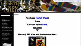 What Hertelskiwax.com website looked like in 2017 (6 years ago)