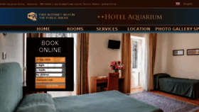 What Hotelaquariumroma.com website looked like in 2017 (6 years ago)