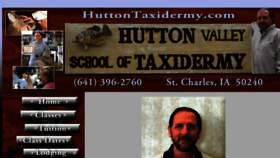 What Huttontaxidermy.com website looked like in 2017 (6 years ago)