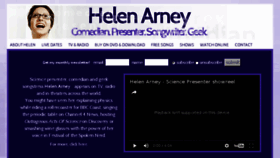 What Helenarney.com website looked like in 2017 (7 years ago)