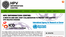 What Hpvcentre.net website looked like in 2017 (6 years ago)