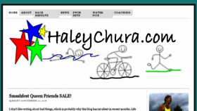 What Haleychura.com website looked like in 2017 (7 years ago)