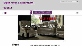 What Highseatchairs.co.uk website looked like in 2017 (6 years ago)