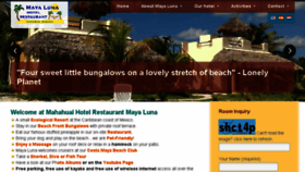 What Hotelmayaluna.com website looked like in 2017 (6 years ago)
