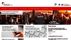 What Holcim.us website looked like in 2017 (6 years ago)