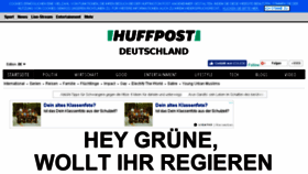 What Huffington-post.de website looked like in 2017 (6 years ago)