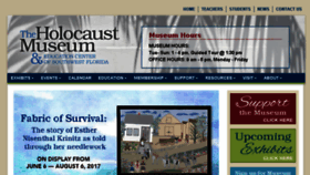 What Holocaustmuseumswfl.org website looked like in 2017 (6 years ago)