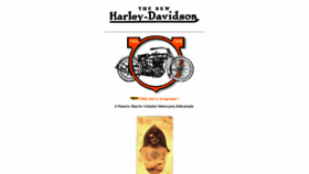 What Harley-memories.com website looked like in 2017 (6 years ago)