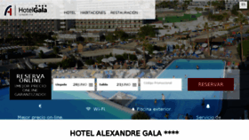 What Hotelgala.com website looked like in 2017 (6 years ago)