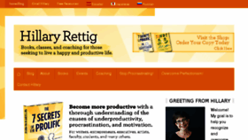 What Hillaryrettig.com website looked like in 2017 (6 years ago)