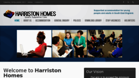 What Harristonhomes.com website looked like in 2017 (6 years ago)