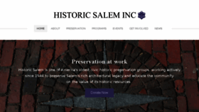What Historicsalem.org website looked like in 2017 (6 years ago)