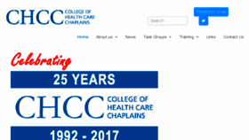 What Healthcarechaplains.org website looked like in 2017 (6 years ago)