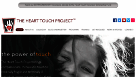 What Hearttouch.org website looked like in 2017 (6 years ago)