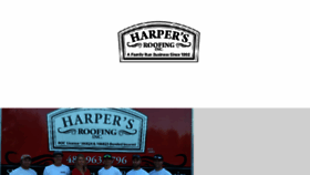 What Harpersroofing.com website looked like in 2017 (6 years ago)